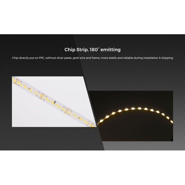 LED стрічка COLORS 192-24V-IP33 13W 1310Lm 3000K 5м (FD192-24V-10mm-WW) - фото №4