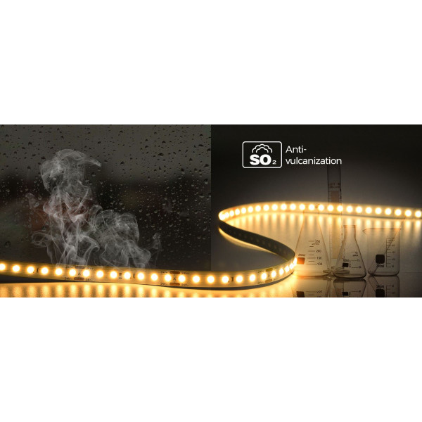 LED стрічка COLORS 192-24V-IP33 13W 1310Lm 3000K 5м (FD192-24V-10mm-WW) - фото №5