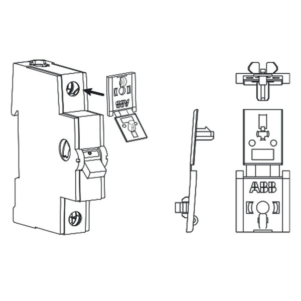 Автоматический выключатель ABB BASIC M 1Р 20А 4,5kA - фото №5