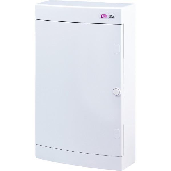 Зовнішній модульний щит ETI 001101009 ECT 36PO 36 М з білими дверцятами - фото №1