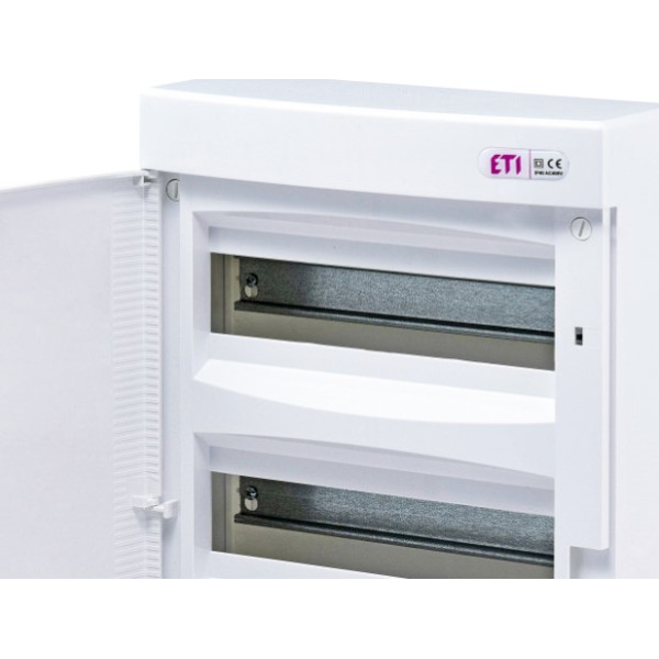 Зовнішній модульний щит ETI 001101009 ECT 36PO 36 М з білими дверцятами - фото №2