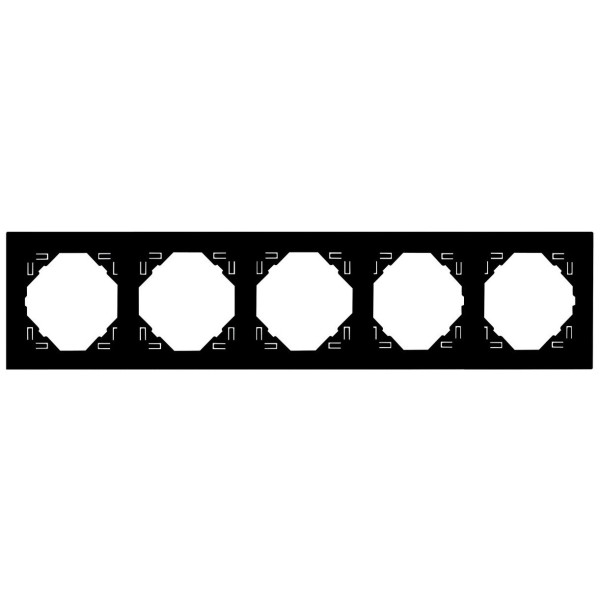П'ятиразова рамка Logus 90 90 950 TPM (чорна матова)