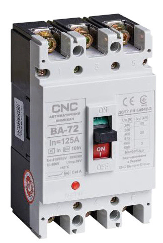 Автоматичний вимикач CNC ВА-72 40А 3Р 380В 30кА (Б00027742)