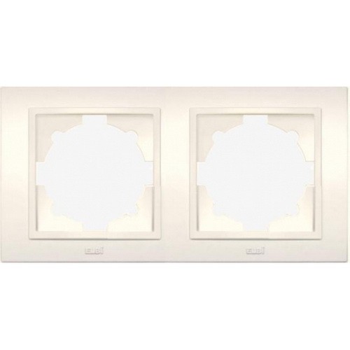 Рамка ELBI ZENA кремовая 2-я (500-010300-226)