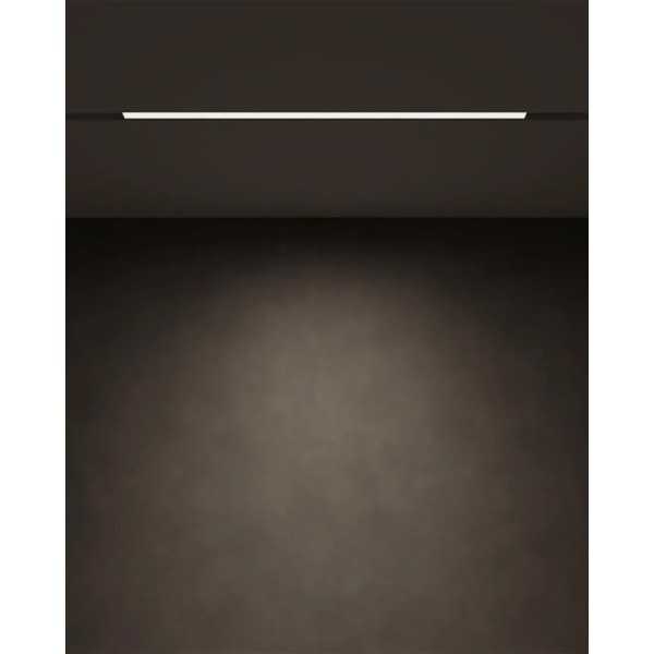 Магнітний трековий світильник Oledim 7771529 OL600B 20W 4000k (друга фаза) Білий - фото №1