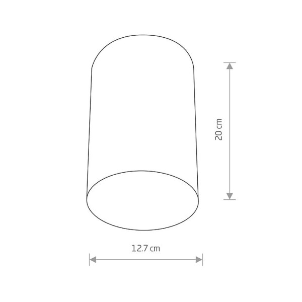 Точковий світильник Nowodvorski 6530 Point plexi E27 1x20W IP20 Чорний - фото №1