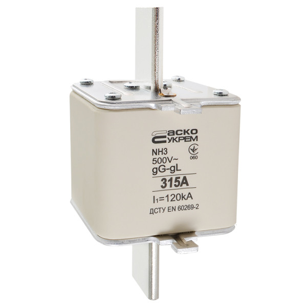 Запобіжник Аско-Укрем NH3 315A gG (A0050010038) - фото №1