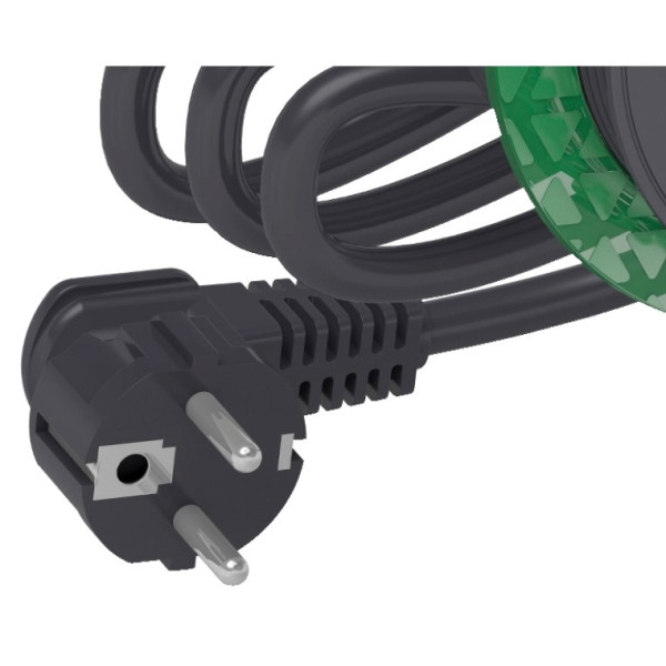 Встраиваемый в стол розеточный блок Schneider Electric INS44001 1х(2К+З) (антрацит) - фото №2