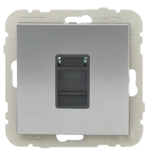 Телефонная розетка Logus 21251 TAL RJ11 (алюминий)