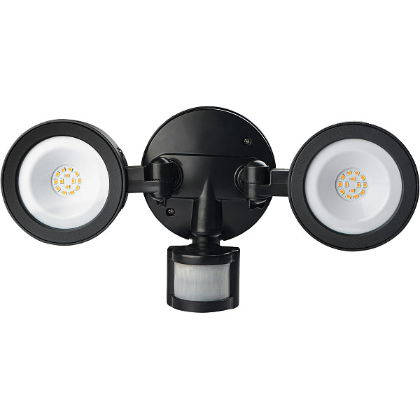 Светильник с датчиком движения Аско-Укрем СДР-64 20Вт 3800-4250K черный (A0220010044)