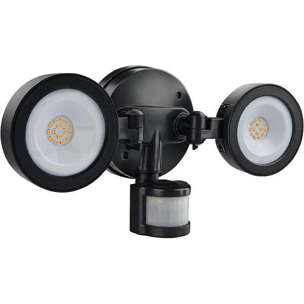 Светильник с датчиком движения Аско-Укрем СДР-64 20Вт 3800-4250K черный (A0220010044) - фото №2