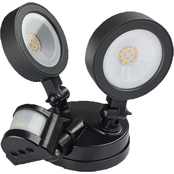 Светильник с датчиком движения Аско-Укрем СДР-64 20Вт 3800-4250K черный (A0220010044) - фото №3