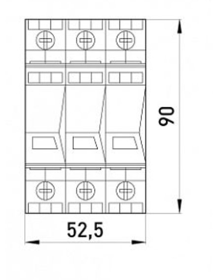 Комбинированное устройство защиты от импульсных перенапряжений E.next 82.009 e.POII.3 - фото №1