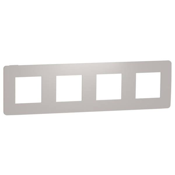 Четырехпостовая рамка Schneider Electric NU280824 (шампань/белый)