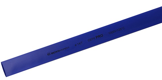 Термозбіжна трубка Аско-Укрем PRO Ø 14,0/7,0 синя (A0150040538)