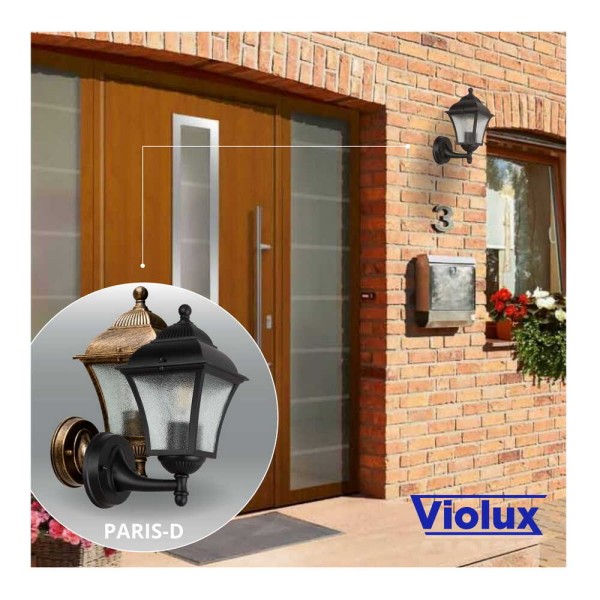 Светильник садово-парковый Violux Paris-D античная бронза 60W Е27 IP44 ( 500060 ) - фото №3