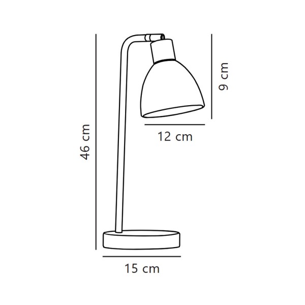 Настільна лампа Nordlux 63201033 Ray E14 1x25W IP20 хром - фото №2