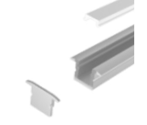 Пластиковое окончание ALUMLED для профиля LP11071 без отверстия (LP11079) - фото №1