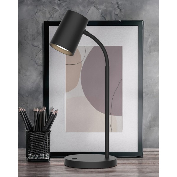 Настільна лампа Goldlux 3330079 Felix GU10 1x9W IP20 чорна - фото №4