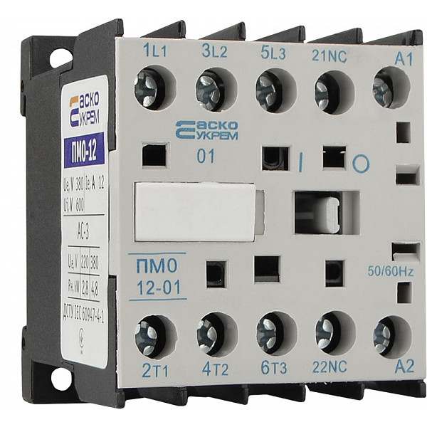 Мініконтактор Аско-Укрем ПМ 0-12-01 F7 110В LC1-K1201 (A0040010156) - фото №1