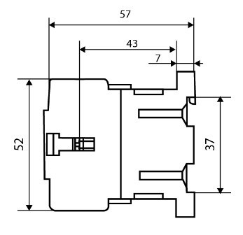 Мініконтактор Аско-Укрем ПМ 0-12-01 F7 110В LC1-K1201 (A0040010156) - фото №6