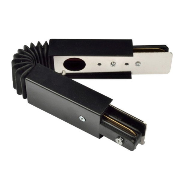 Гнучкий з'єднувач трекових шинопроводів Evrolight чорний (56801) - фото №2