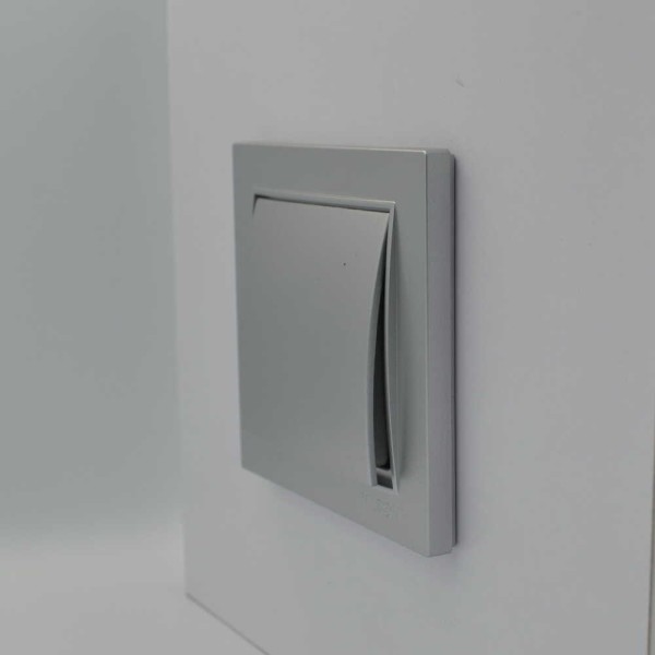 Выключатель Nilson Thor серебро 1кл ( 27131001 ) - фото №2