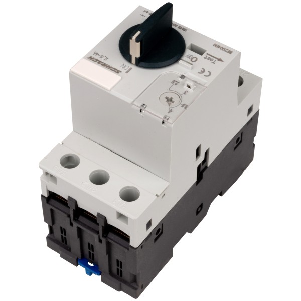 Автомат захисту двигуна Schrack BE200400 2,5-4А 3P - фото №4