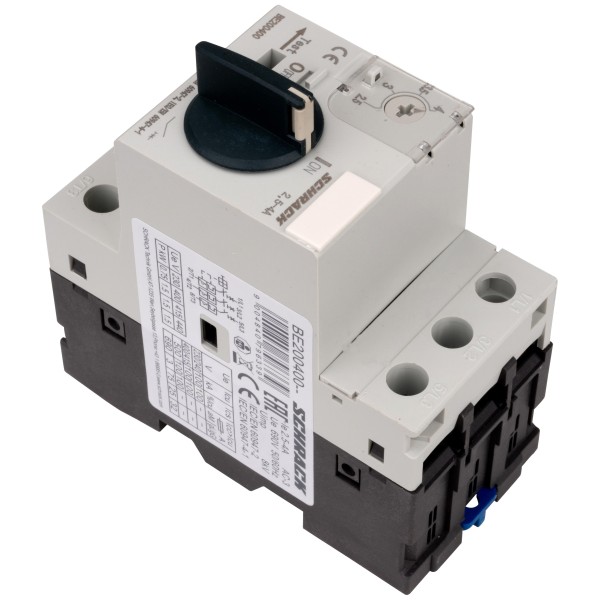 Автомат захисту двигуна Schrack BE200400 2,5-4А 3P - фото №6