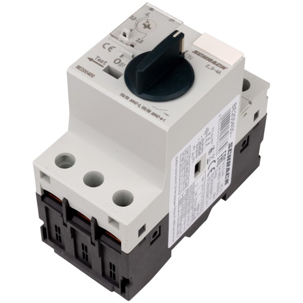 Автомат захисту двигуна Schrack BE200400 2,5-4А 3P - фото №8