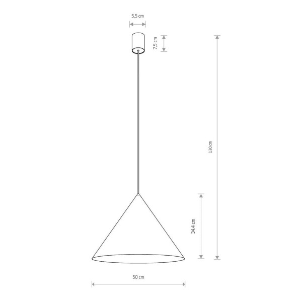 Подвесной светильник, люстра Nowodvorski 8006 Zenith L GU10 1x35W IP20 Белый - фото №1
