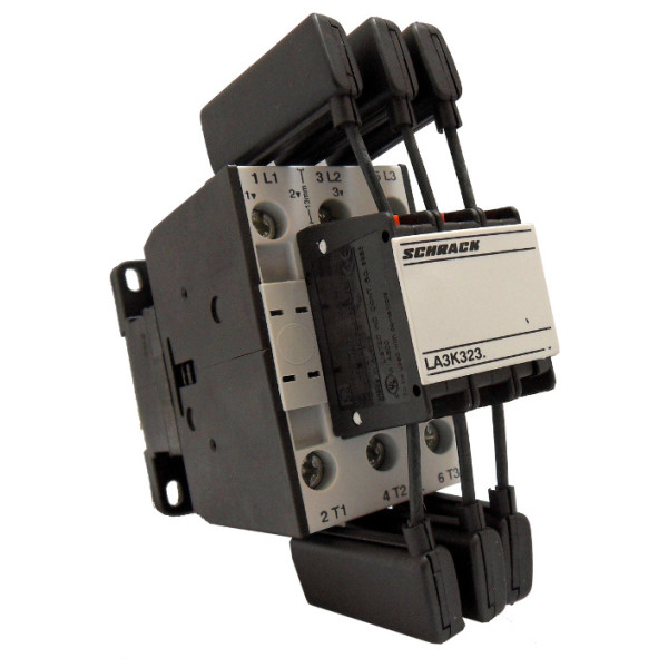 Контактор для конденсаторів Schrack LA3K3233 220-240В 1НО 25кВАр 3P