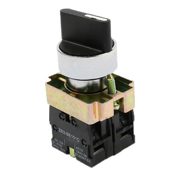 Переключатель TNSy XB2-BD45 1NO+1NC «I-0» с самовозвратом (TNSy5500256)