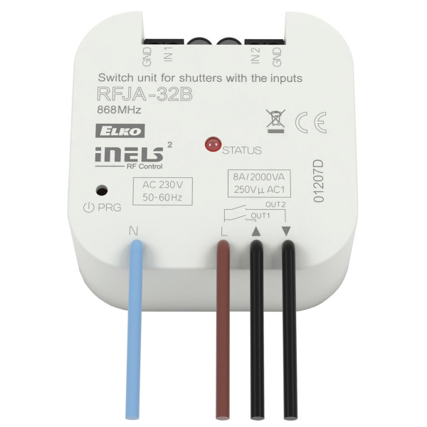 Елемент управління жалюзі Elko-Ep RFJA-32B/230В