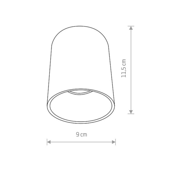 Точковий світильник Nowodvorski 38928 Eye tone GU10 1x10W IP20 Wh - фото №4