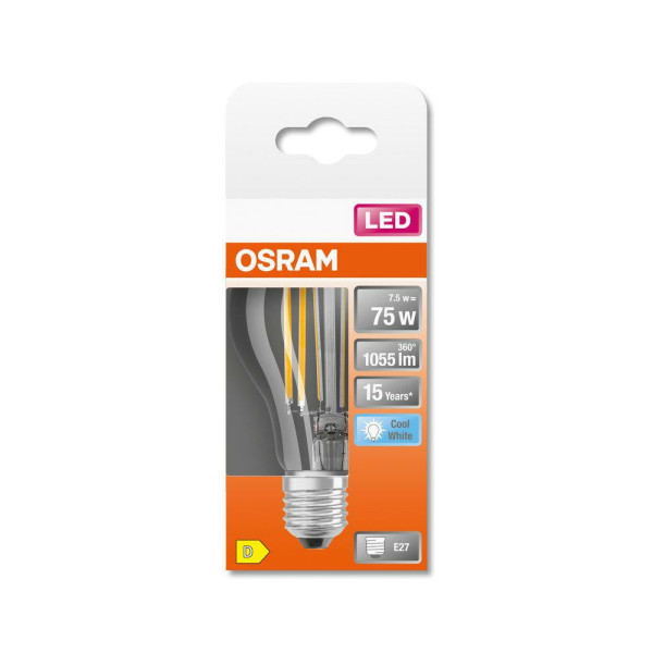 Светодиодная лампочка Osram 4058075112445 Led Star Cl E27 7.5W 4000K 1055Lm IP20 - фото №1