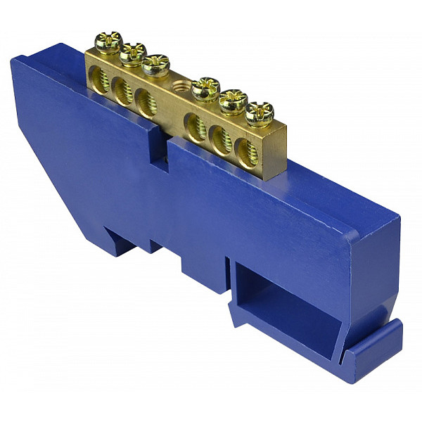 Нулевая шина Аско-Укрем ВС-4А на 6 отверстий (A0150120048) - фото №1