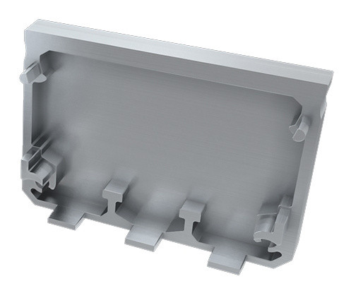 Заглушка Lumines для типа ILEDO без отверстия серый - фото №1