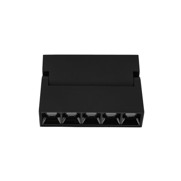 Світильник поворотний, спот Nowodvorski 10068 Focus Mini LED 1x10W 3000K 600Lm IP20 чорний - фото №1