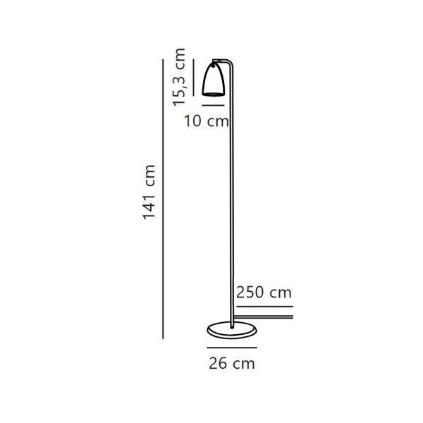 Торшер Nordlux 2020644003 Nexus GU10 1x6W IP20 черный - фото №3