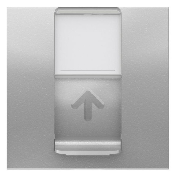 Накладка для розетки RJ45 Schneider Electric NU941130 2М (алюміній) - фото №1