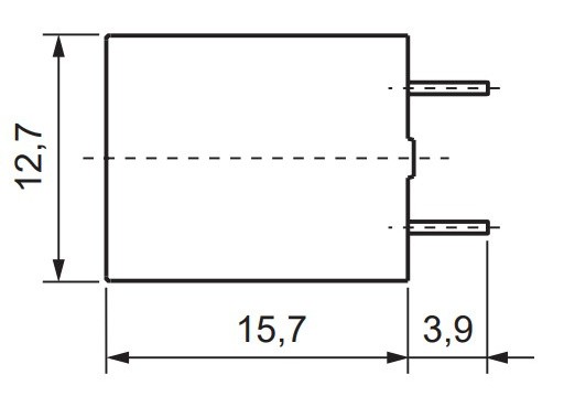 Мініатюрне електромеханічне реле ETI 002473031 MER2-012 DC 2p - фото №3