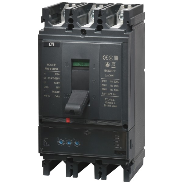 Автоматический выключатель ETI NBS-E 1600/3L 800A 36кА 3P (4673160)