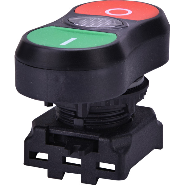 Сдвоенная кнопка-модуль «ON/OFF» с подсветкой ETI 004771393 EGTI-S (бесцветная)