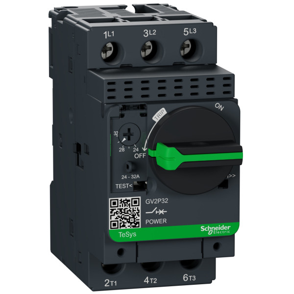 Автомат захисту двигуна Schneider Electric GV2P32 24-32 з комбінованим розчепленням