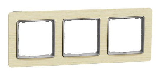 Потрійна рамка Schneider Electric Sedna Elements береза SDD380803