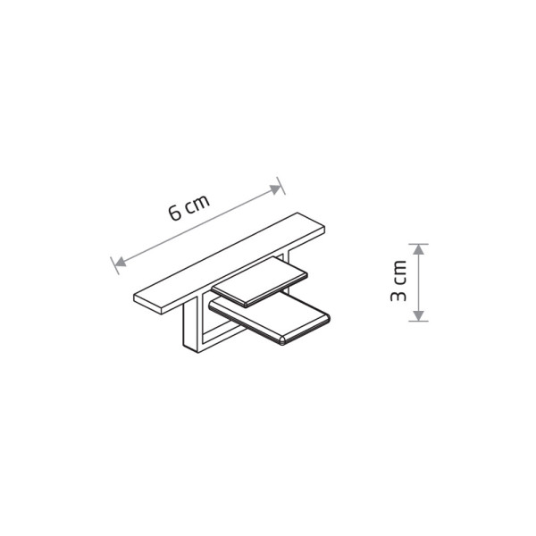 Заглушка Nowodvorski 8974 Profile Recessed Dead End Cap IP20 белый - фото №1