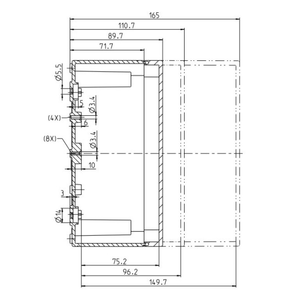 Коробка разветвительная Spelsberg PS 2518-11-o (sp11090801) IP66 с гладкими стенками - фото №4
