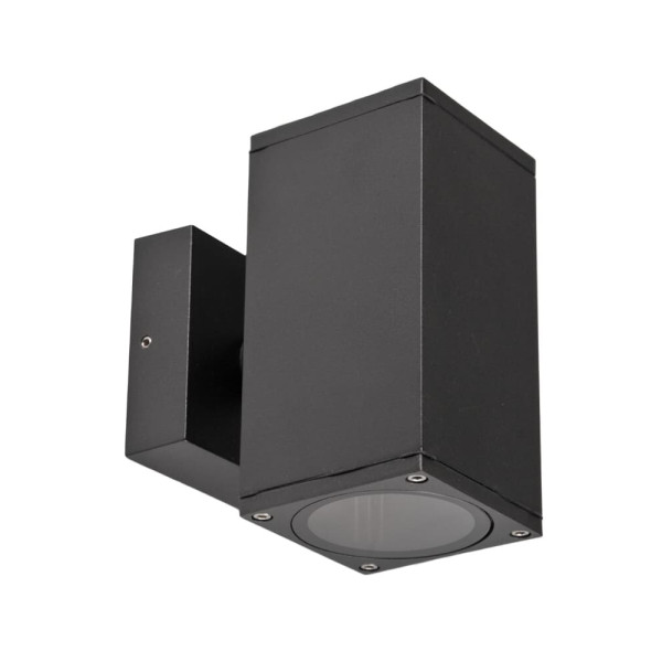 Вуличний світильник Goldlux 323248 Morris GU10 2x12W IP54 BK - фото №1