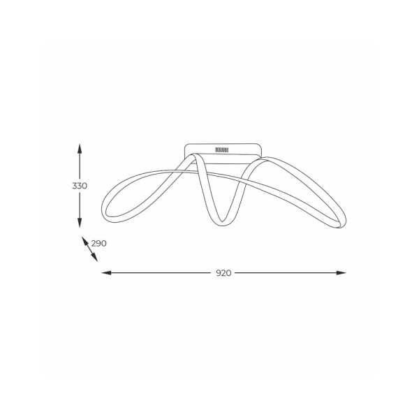 Люстра Zuma Line 20026C-GD Fermi Led 1x50W 3000K-6000K 2800Lm IP20 - фото №1